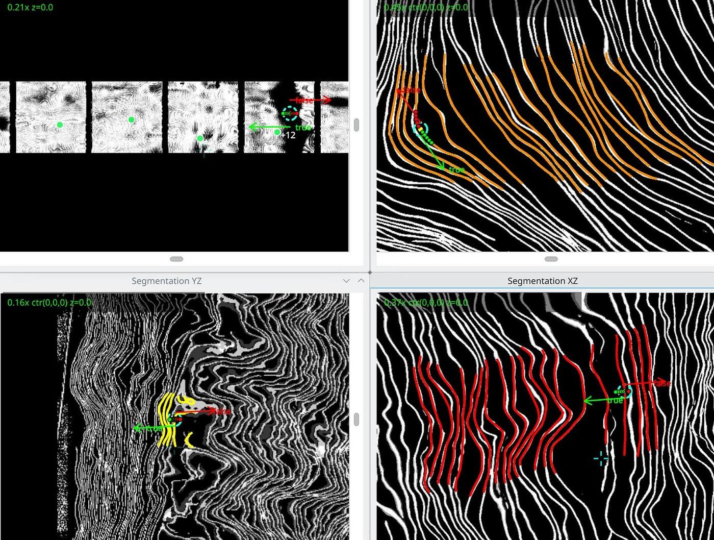 VC3D semi-global optimization of multiple adjacent mesh layers